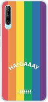 6F hoesje - geschikt voor Huawei P Smart Pro -  Transparant TPU Case - #LGBT - Ha! Gaaay #ffffff