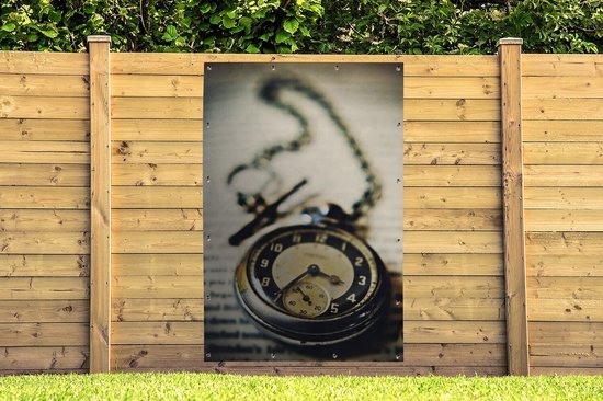 Montre de poche sur un livre 120x180 cm XXL / Groot format!