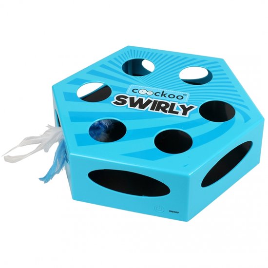 Coockoo swirly blauw 20,5x7x23 cm