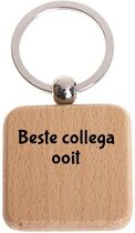 Akyol® Beste collega ooit sleutelhanger | Collega cadeau | Juf cadeau | School | Bedankje | Afscheidscadeau Juf | Afscheidscadeau leraar | Bedank cadeau | Juf bedankt | Afscheidscadeau school