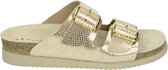 Mephisto HESTER HAVANA - Volwassenen Dames slippers - Kleur: Metallics - Maat: 37