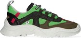 Wysh Emilee Lage sneakers - Leren Sneaker - Meisjes - Groen - Maat 35