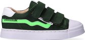 Shoesme Sh21s009 Lage sneakers - Leren Sneaker - Jongens - Groen - Maat 25