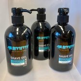 Gummy Professionel Shave Gel Menthol 500 ml - 2 + 1 gratis!