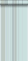 Origin behang strepen zeegroen - 346228 - 53 cm x 10,05 m