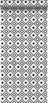 ESTAhome behang ruiten zwart en wit - 138863 - 0.53 x 10.05 m