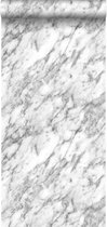 ESTAhome behang marmer zwart wit - 139119 - 0.53 x 10.05 m