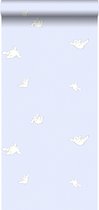 ESTAhome behang beren zacht blauw - 137302 - 53 cm x 10,05 m