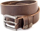 Kidzzbelts Jongenskinderriem Jeans 1883 - Bruin  - 85 cm