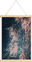 JUNIQE - Posterhanger Whispers Of Dusty Pink -40x60 /Blauw & Roze