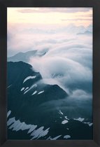 JUNIQE - Poster in houten lijst A Curtain of Clouds by @noberson