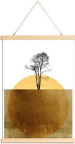 JUNIQE - Posterhanger Golden Ocean -20x30 /Geel