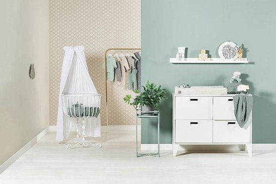 Jollein - Baby Sluier Vintage (Wit) - Katoen - Polyester - Baby Sluier, Bed Hemeltje -155cm — afbeelding 4