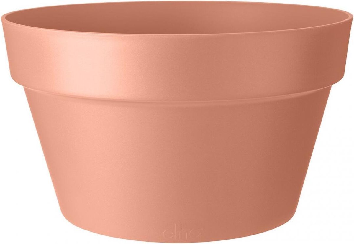 Elho Bloempot Loft Urban rond wielen 50cm geel - Tuincentrum