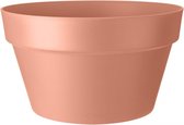 Elho Loft Urban Schaal 35 - Bloempot voor Buiten - Ø 34.5 x H 20.2 cm - Delicaat Roze