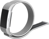 Nylon Smartwatch bandje - Geschikt voor  Fitbit Charge 2 nylon bandje - zeeschelp - Strap-it Horlogeband / Polsband / Armband
