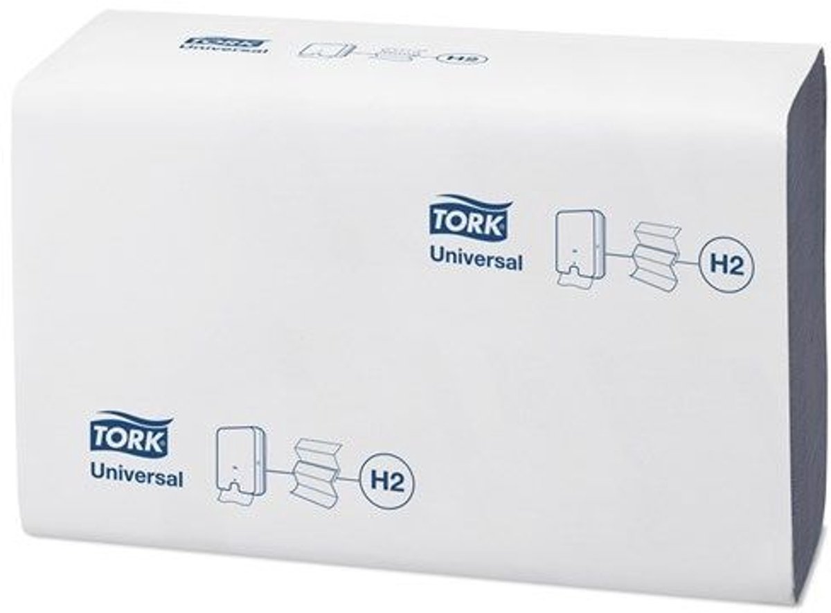 Goedkoopste Tork Xpress Multifold Handdoek blauw 2 lgs, 21x24 cm ds à 4740 stk (150388