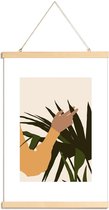 JUNIQE - Posterhanger Tactility -30x45 /Groen & Roze