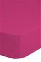 Zachte Jersey Hoeslaken 90/100x200cm - Hoekhoogte 30cm - 100% Katoen - Roze