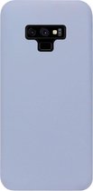 - ADEL Premium Siliconen Back Cover Softcase Hoesje Geschikt voor Samsung Galaxy Note 9 - Lavendel Grijs