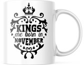 Verjaardag Mok Kings are born in november