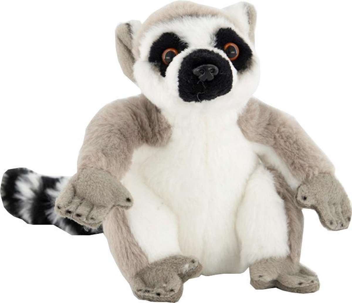 Afbeelding van product National Geographic Knuffelmaki Tropisch Bos Pluche Grijs