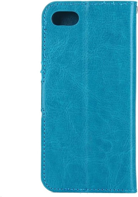 Portemonnee Book Case Hoesje Geschikt voor: iPhone 6 / 6S - turquoise