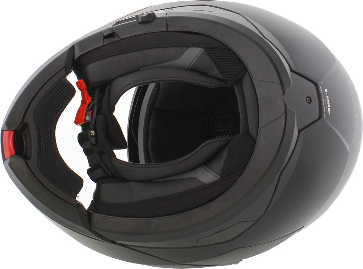 SHARK Oxo Blank Mat Zwart Mat KMA Systeemhelm - Maat M - Helm – foto 5
