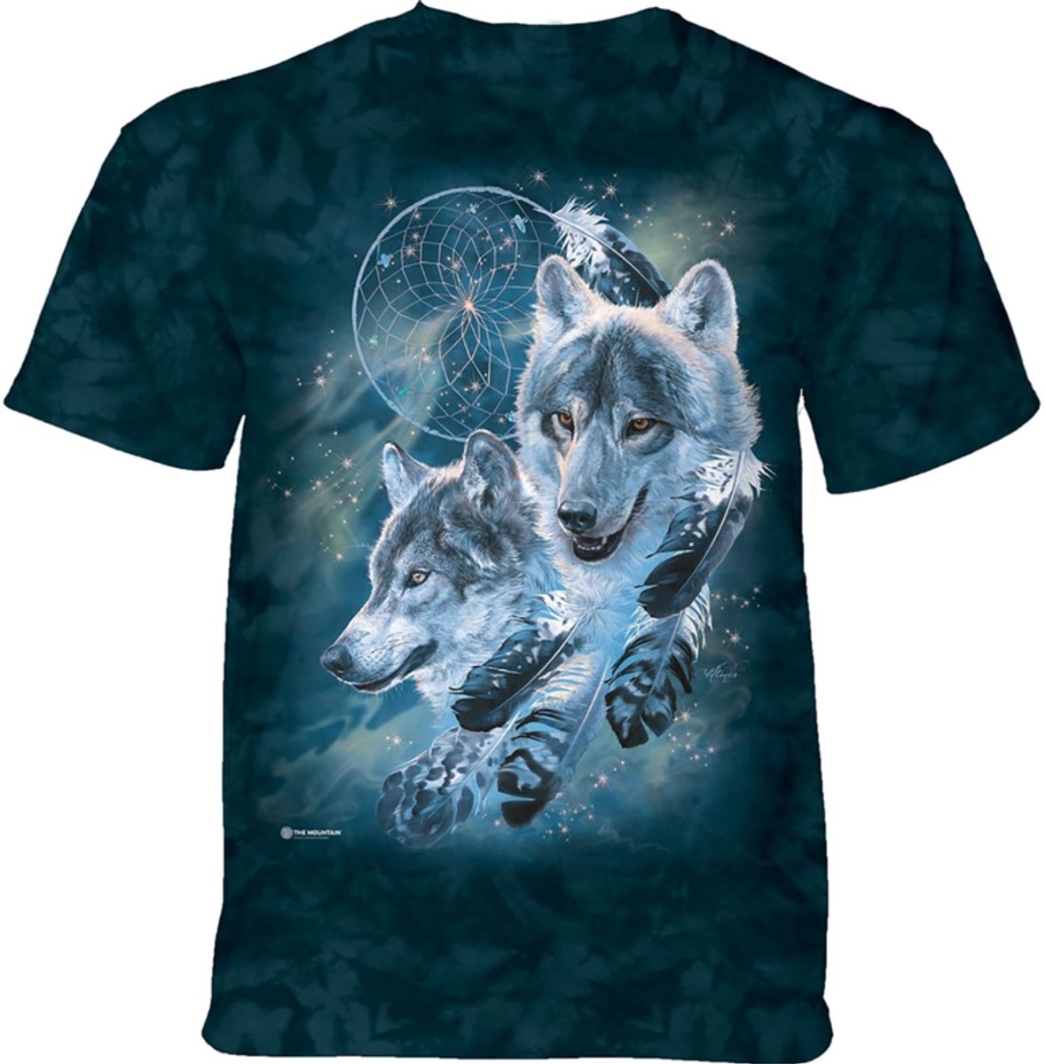 T-shirt Dreamcatcher Wolf Collage L
