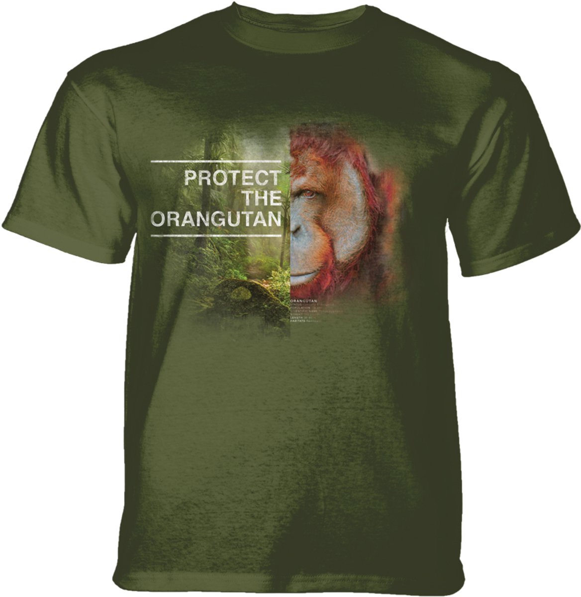 T-shirt Protect Orangutan Green KIDS S