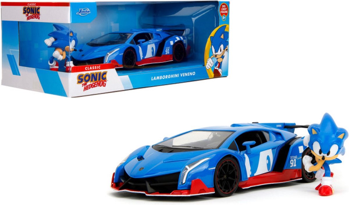 JADA TOYS Sonic Lamborghini Veneno Kant-en-klaar model Personenauto (model)