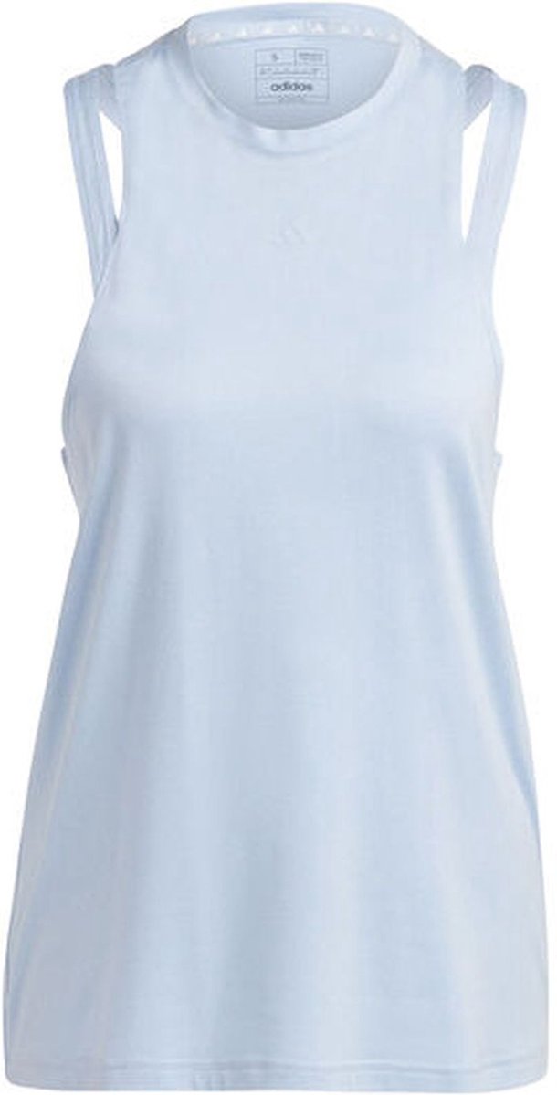 ADIDAS tr-es 3bar tk Training singlet dames Blauw