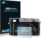 Savvies - Screenprotector voor Fujifilm FinePix X100 - Folie Beschermfolie transparant (6 Stuks)