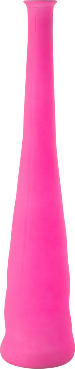 J-Line vaas Bottle - glas - roze - large - 100 cm hoog