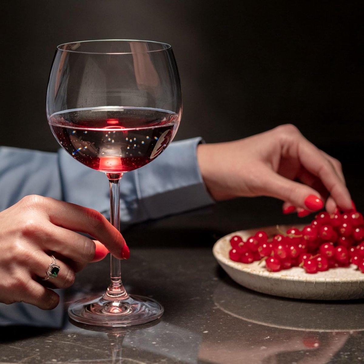 cocktailglazen - glazen, set / champagne, martini en cocktailglazen met extra grote geschenkdoos, gin en prosecco-glazen, kerstwijnglazen 6 stuks