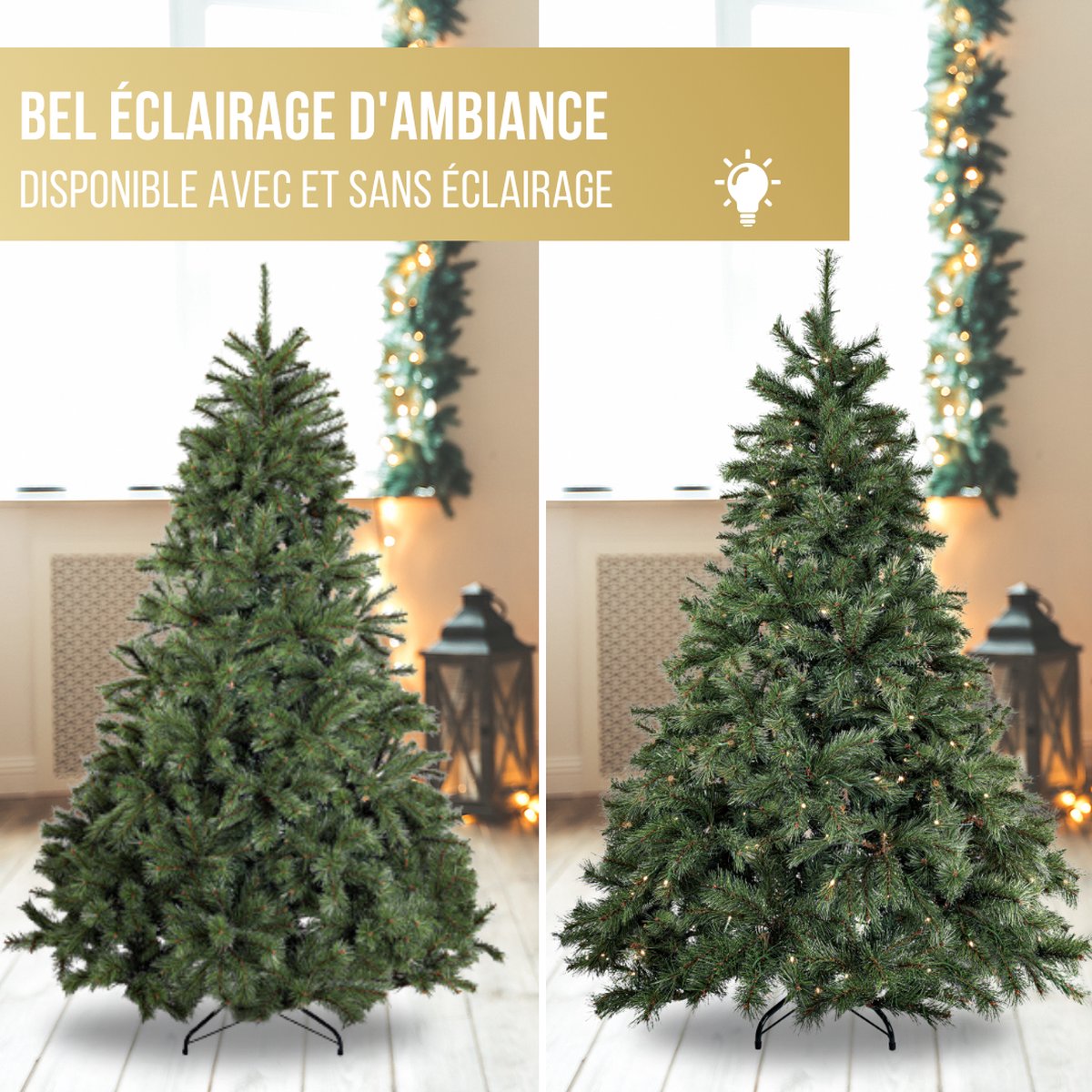 Kerstboom Excellent Trees® Elverum Frosted Premium - ⌀125cm - 180cm – foto 4