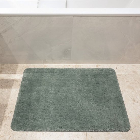 Sealskin Cosima - Badmat 60x90 cm - 100% Polyester recyclé - Vert