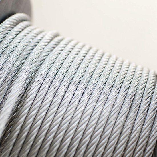 Câble en acier inoxydable 7x19 de 6,0 mm. Bobine de 25 m - Cablematic