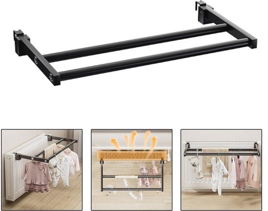 Wanddroogrek Radiator - Speciaal handdoekenrek voor verwarming Wanddroogrek Radiator - Speciaal handdoekenrek voor verwarming