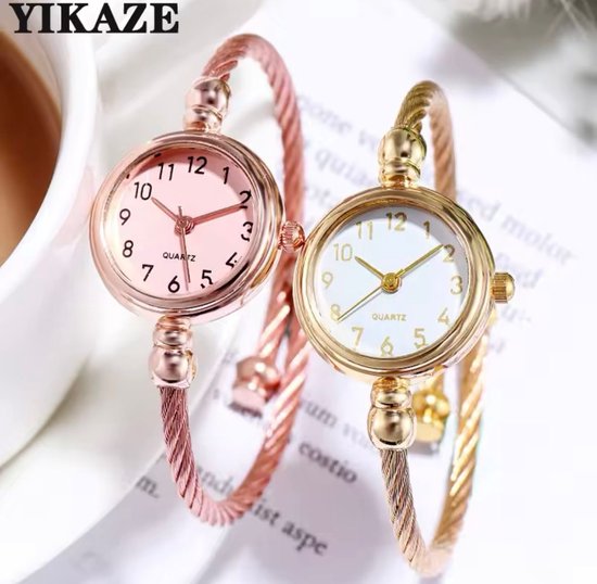 Montre Femme Luxe - Bracelet As Rosé - Rosé - Acier Inoxydable