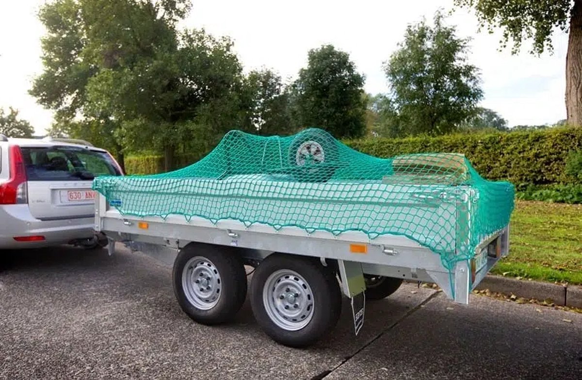 Aanhanger maasnet PROFI - 2.50 m x 4 m - groen - 3.0 mm Draaddikte