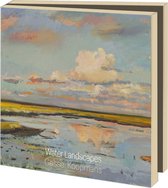Kaartenmapje met env, vierkant: Water Landscapes, Gosse Koopmans