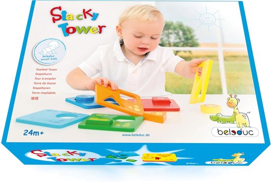 Beleduc Vormenpuzzel Safaridieren Junior Hout 11 Stukjes van Beleduc — afbeelding 2