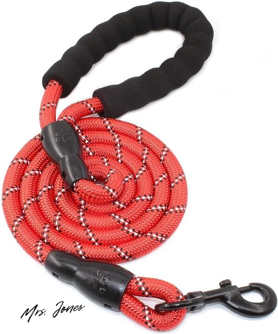 OOPSDOGGY Reflecterende opgerolde lederen halsband voor kleine, middelgrote en grote honden, puppy, 8 kleuren, 7 maten (camel, XL, 17-21