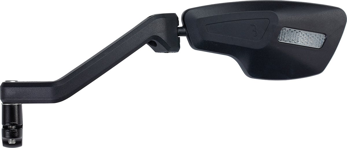 Rétroviseur Gauche BBB Cycling CityView – Pour Guidon 19–26 Mm, Antireflet, Réglable, Avec Réflecteur Arrière, Noir (BBM-05L)