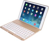 iPad 2018 9.7 inch Case Bluetooth verlicht toetsenbord Goud