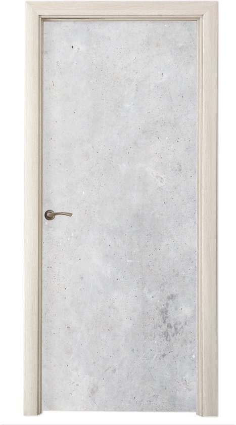 Deurposter 90x205 cm - Deursticker Verwering - Beton - Structuren - Vintage - Industrieel - Grijs - Meubelfolie zelfklevend - Deurfolie woonkamer - Interieurfolie fotobehang - Deur plakfolie - Deurstickers - Deurbehang sticker - Kamer decoratie