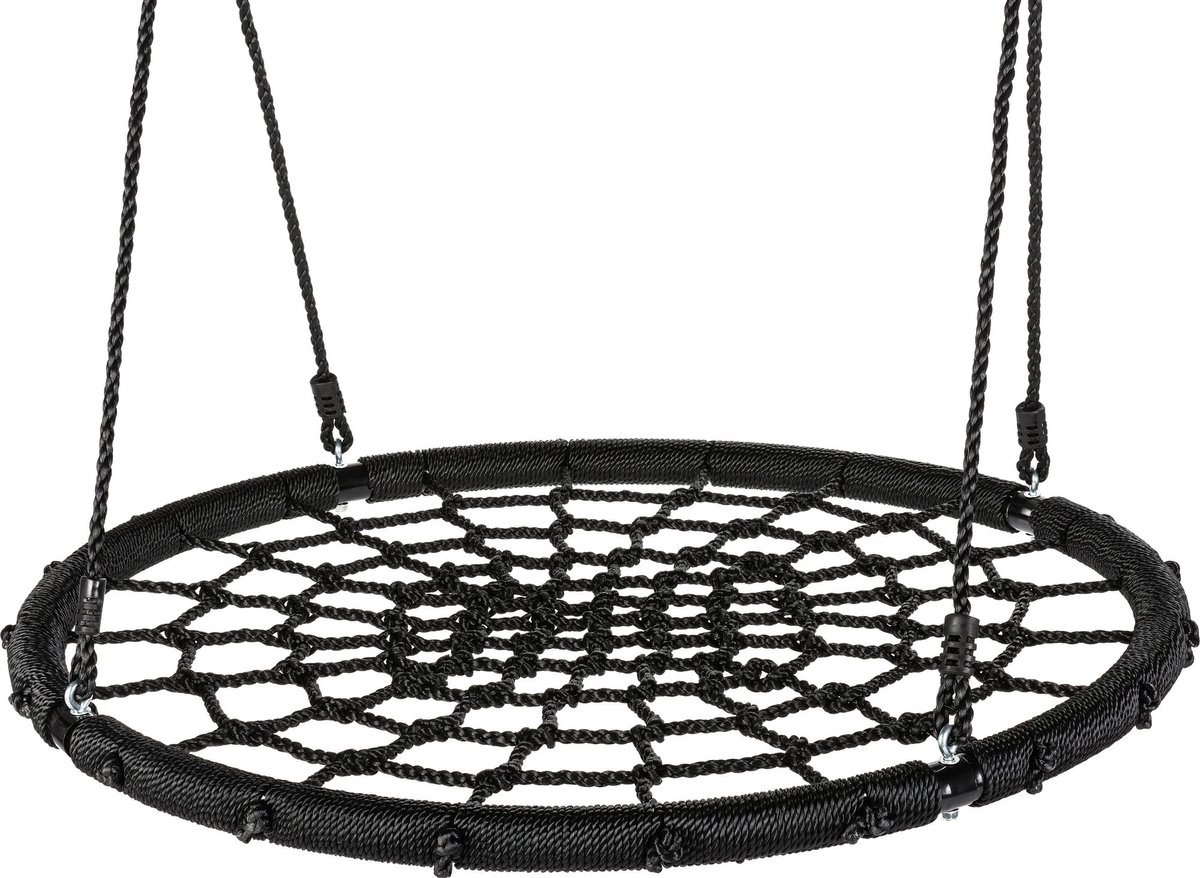 Luverno® Nestschommel XXL - tot 150 kg - Schommel, Kinderschommel, Netschommel, Hangende Schommel, Plaatschommel - Tuin, Terras, Balkon, Veranda — afbeelding 5