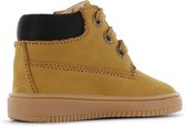Shoesme Okergeel Veterbootje - Veterschoen Kind - Jongens - OCHRE - Nubuck - Maat 23