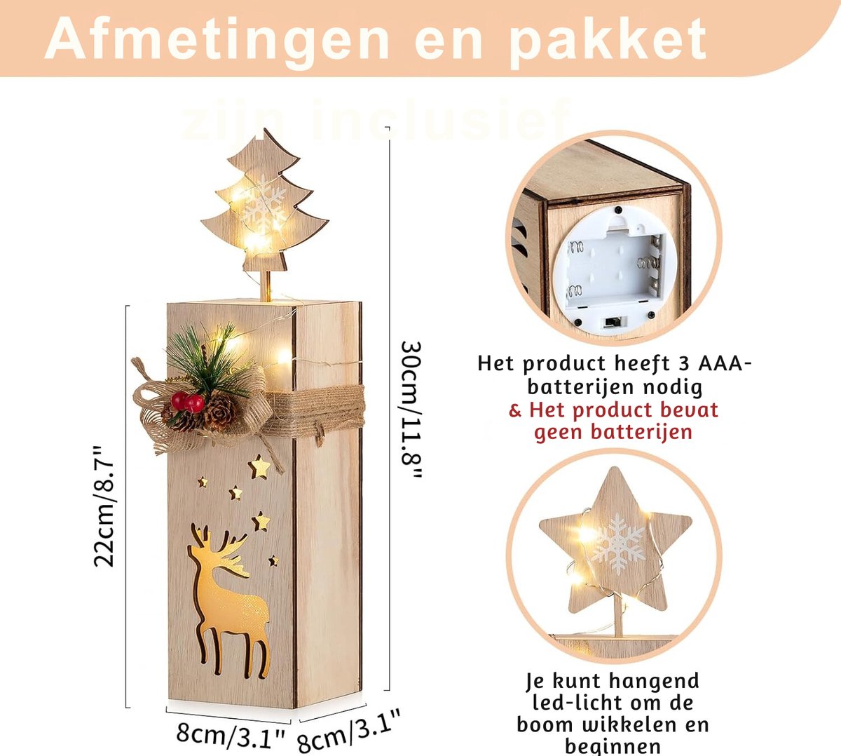 Houten Feeëndeur - Houten Feeëntuin Deurset,Woondecoratie voor Feest